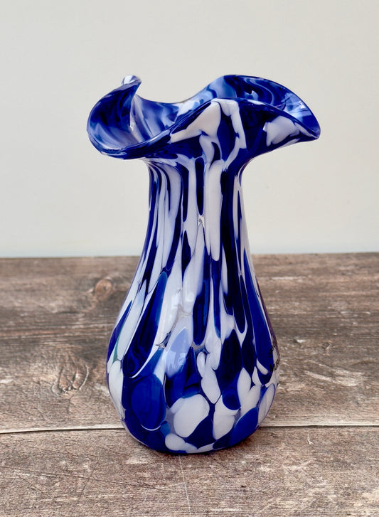 Small Handmade Murano Glass Vase, Design 4