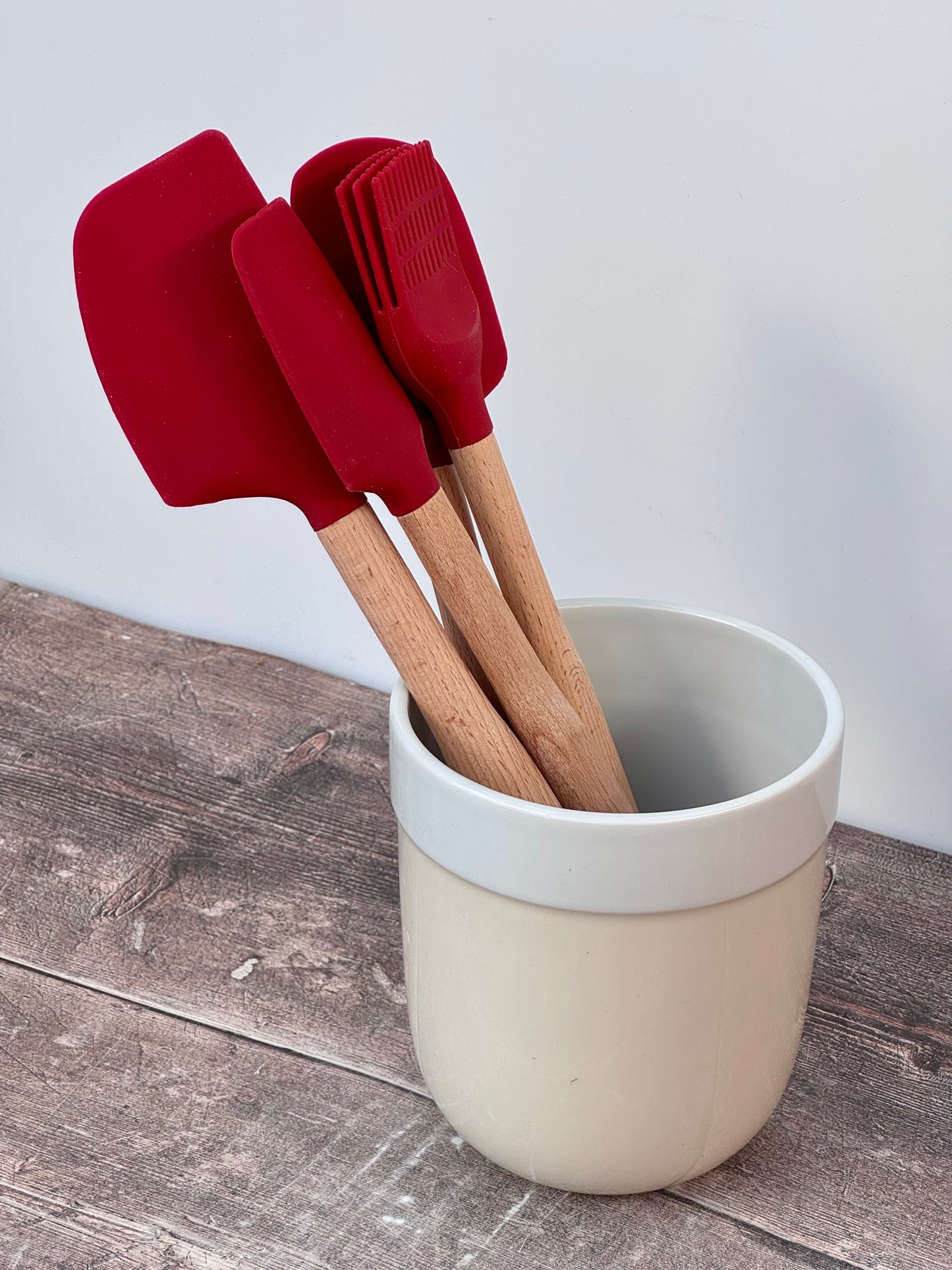 Kitchenaid Utensil Jar and Utensils