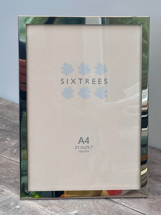 Sixtrees Mirror Effect Photo Frame, A4