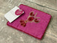 Small Pink Lobster Beaded Purse