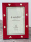 Natalini Red Heart Photo Frame 4 x 6