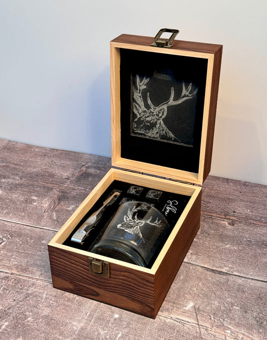 Stag Whiskey Drinks Set