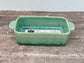 Hairy Bikers Small Green Reactive Glaze Rectangular Baking Dish, 20.6cm