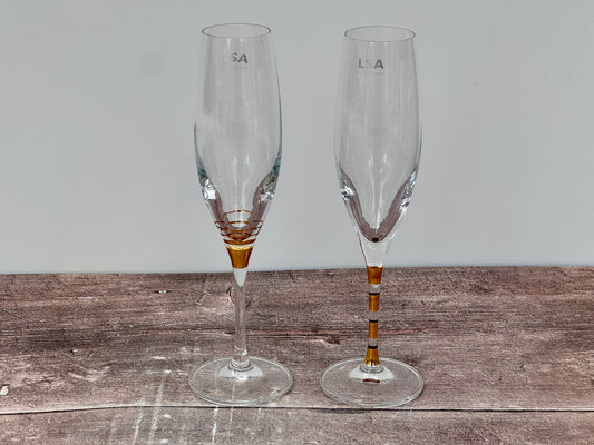 LSA Champagne Flutes, Set of 2