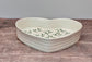 Sophie Conran Mistletoe Patterned Heart Baking Dish, 28cm