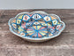 Multi-Coloured Patterned Flower Shaped Plate, 24cm