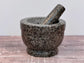 Grey Speckled Mortar and Pestle