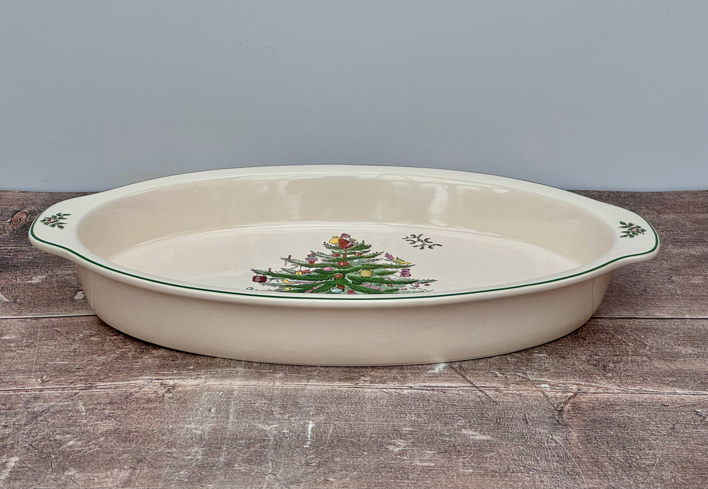 Spode Christmas Tree Gratin Baking Dish