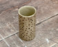 Small Grey Spotty Bud Vase, 9cm