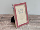 Sixtrees Silver Plated Pink Border Photo Frame, 4’ x 6’