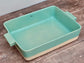 Turquoise and Cream Rectangular Baking Dish, 39.5cm