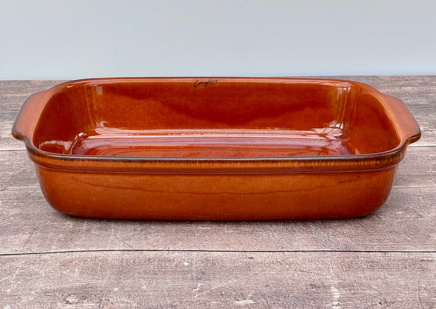 Caramel Brown Rectangular Baking Dish, 33.5cm