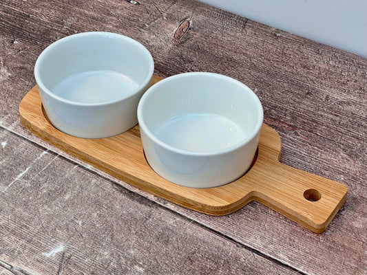 Set of White Tapas Bowls