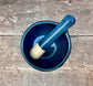 Scandi Home Blue Smooth Pestle and Mortar