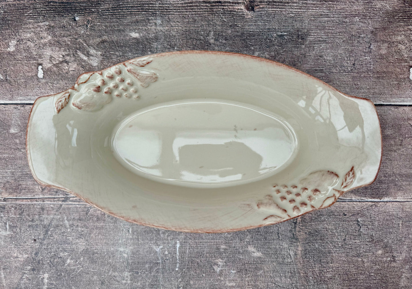 Cream Gratin Baking Dish, 31cm