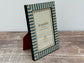 Natalini Light Blue and White Striped Photo Frame 4 x 6