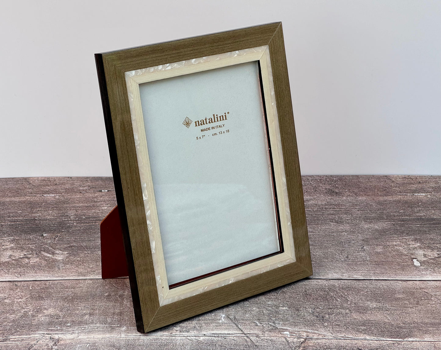 Natalini Grey and Shell Photo Frame 5 x 7