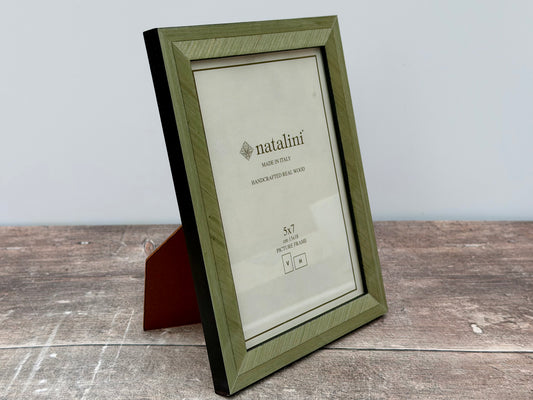 Natalini Pale Green Border Photo Frame 5 x 7