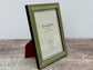 Natalini Pale Green Border Photo Frame 5 x 7
