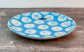 Blue and White Patterned Plate, 21cm