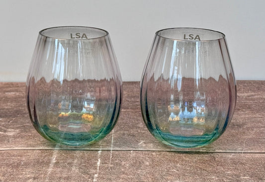 LSA Set of 2 Green Dusk Tumblers