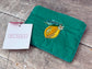 Small Green Lemon Beaded Purse