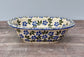 Blue Flower Patterned Baking / Pie Dish, 24cm