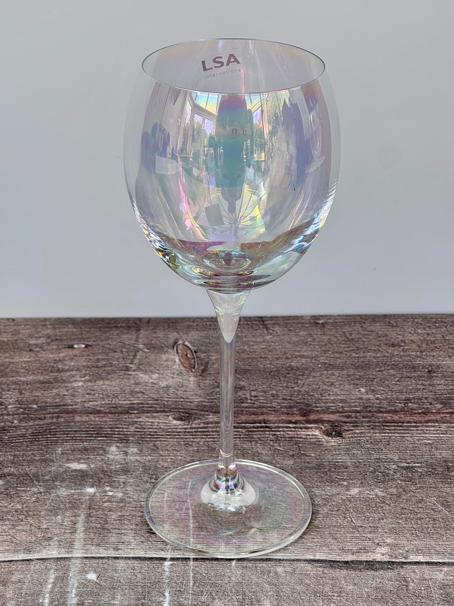 2 LSA Polka Wine Glasses, 400ml