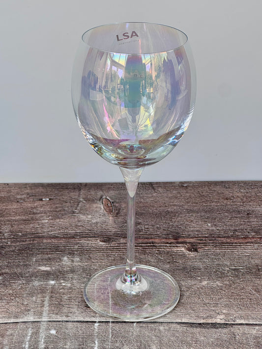 2 LSA Polka Wine Glasses, 400ml