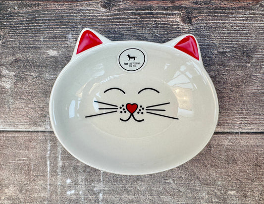 Cat Patterned Small Dish / Bowl