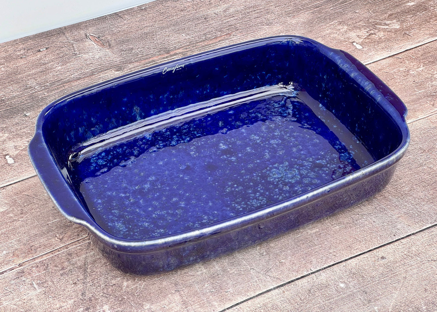 Dark Blue Rectangular Baking Dish, 33.5cm