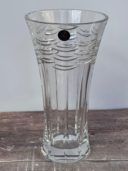Royal Worcester Crystal Pershore Vase