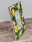 Lemon Beaded Patterned Photo Frame, 4’ x 6’
