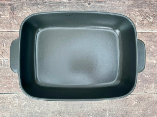 Grey Rectangular Baking Dish with Handles, 41cm