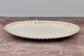 Sand Beige Scallop Edge Oval Serving Plate, 41cm