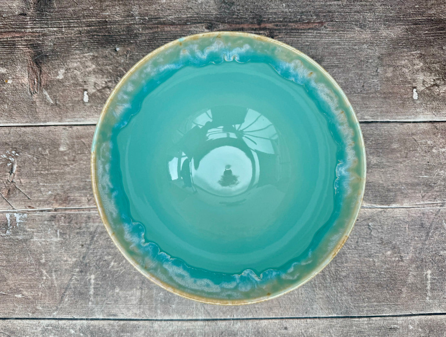 Turquoise Deep Serving Bowl, 23.5cm