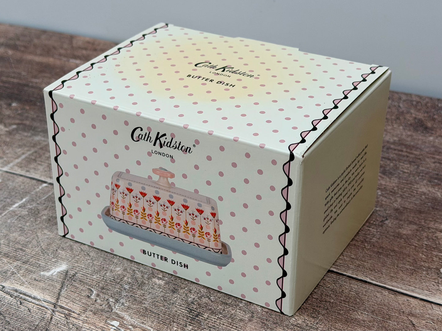 Cath Kidston Patterned Butter Dish