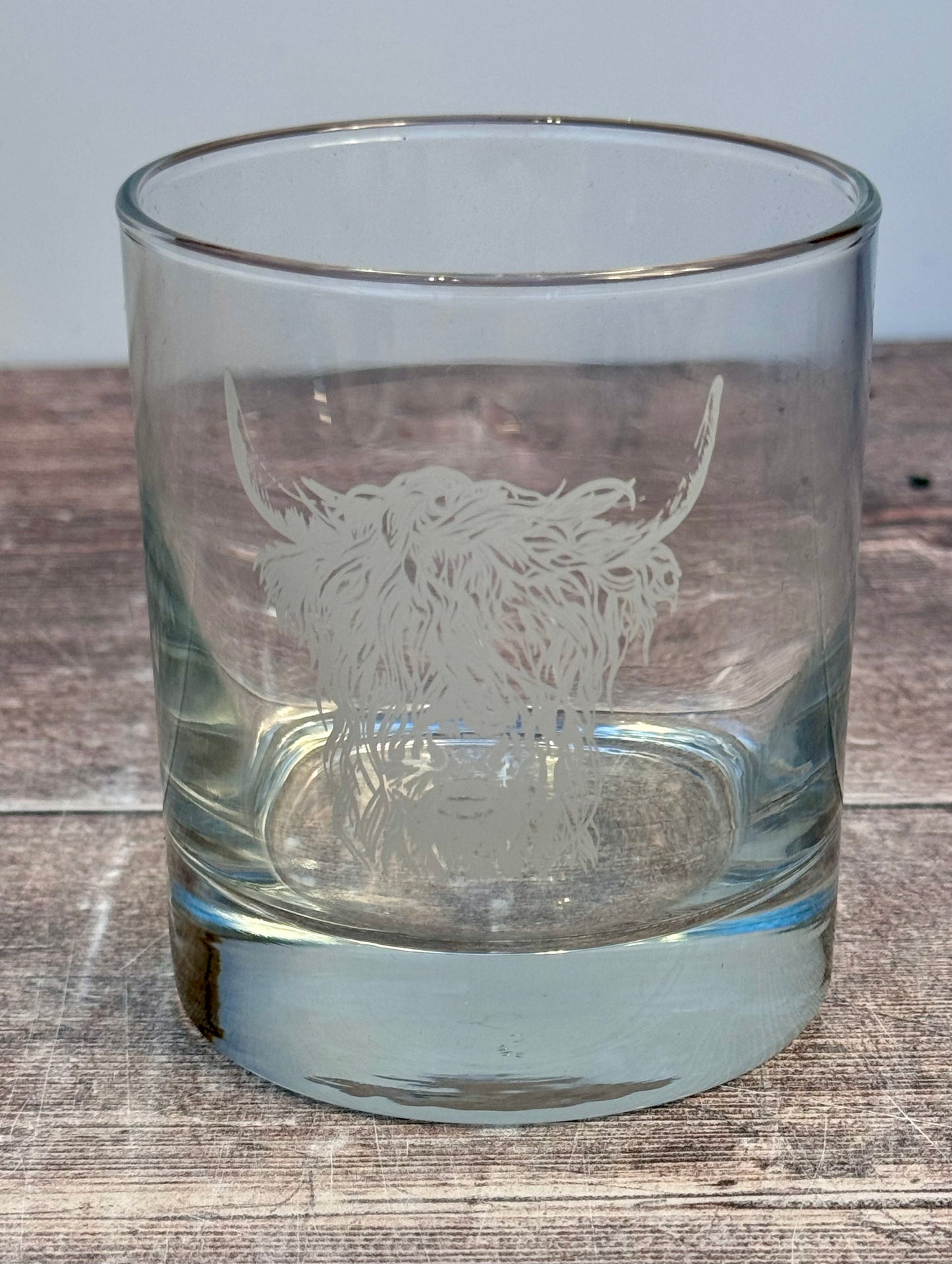 Highland Cow Whiskey Drinks Set