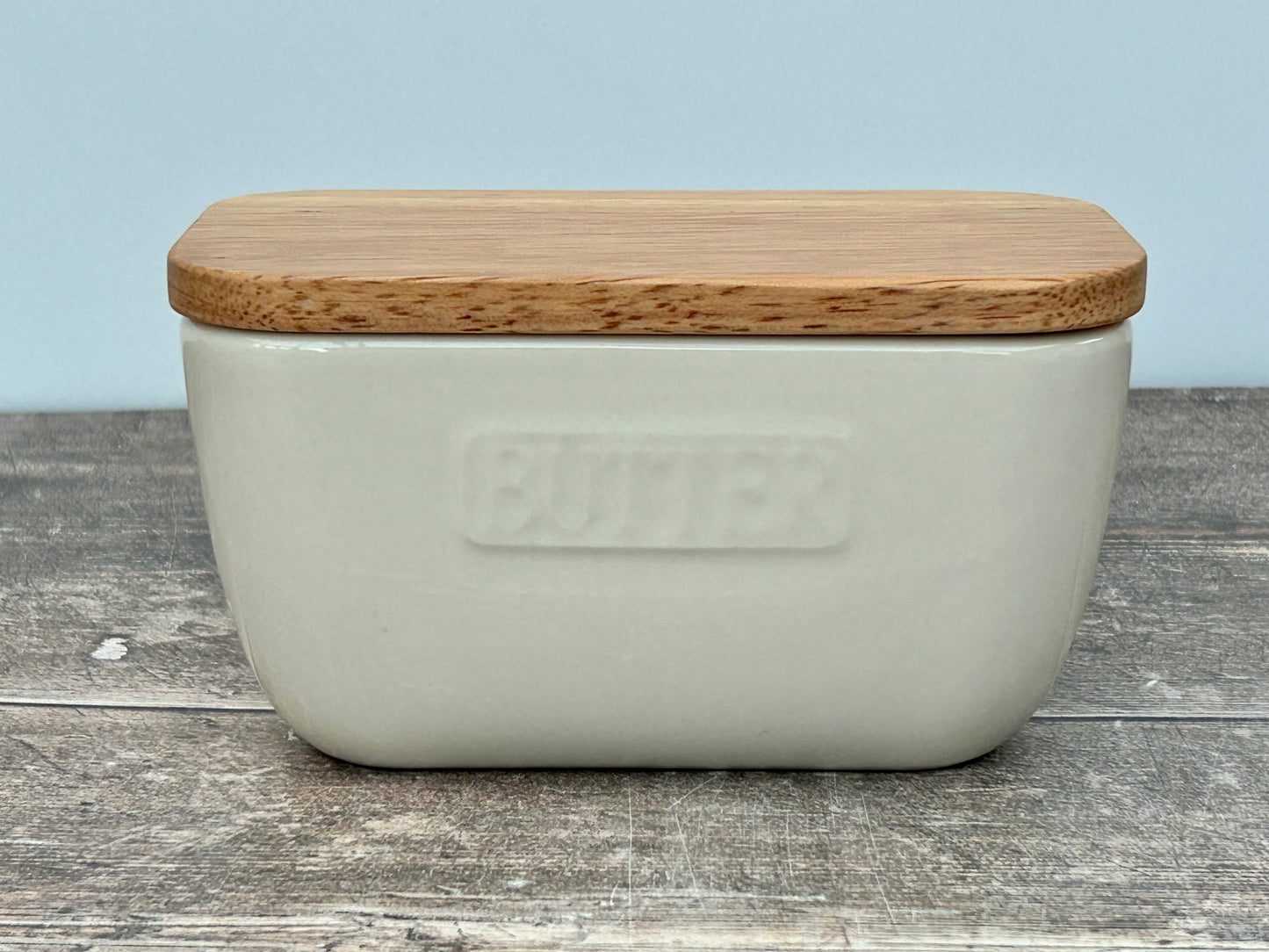 Plain White Butter Dish