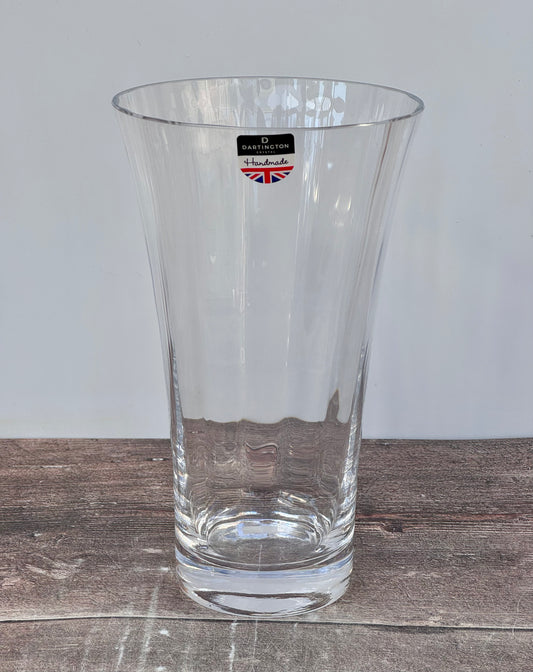 Dartington Crystal Florabundance Flared Vase, 23cm