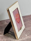 Isaac Jacobs White and Gold Heart Photo Frame, 4’ x 6’