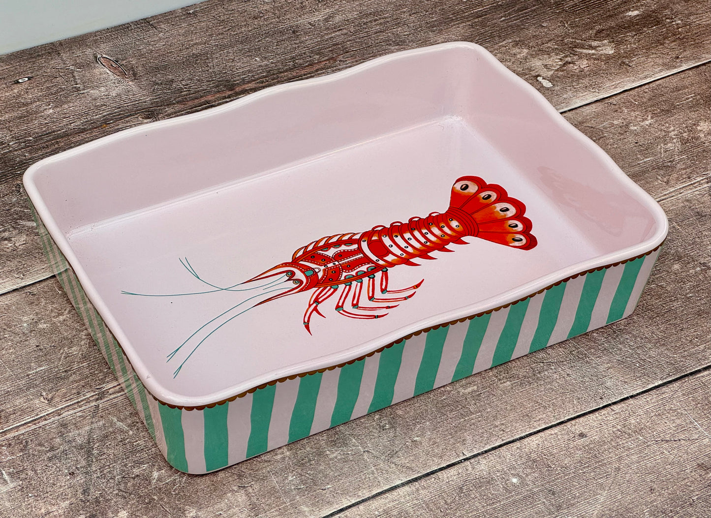 Yvonne Ellen Large Lobster Rectangular Baking Dish, 30cm