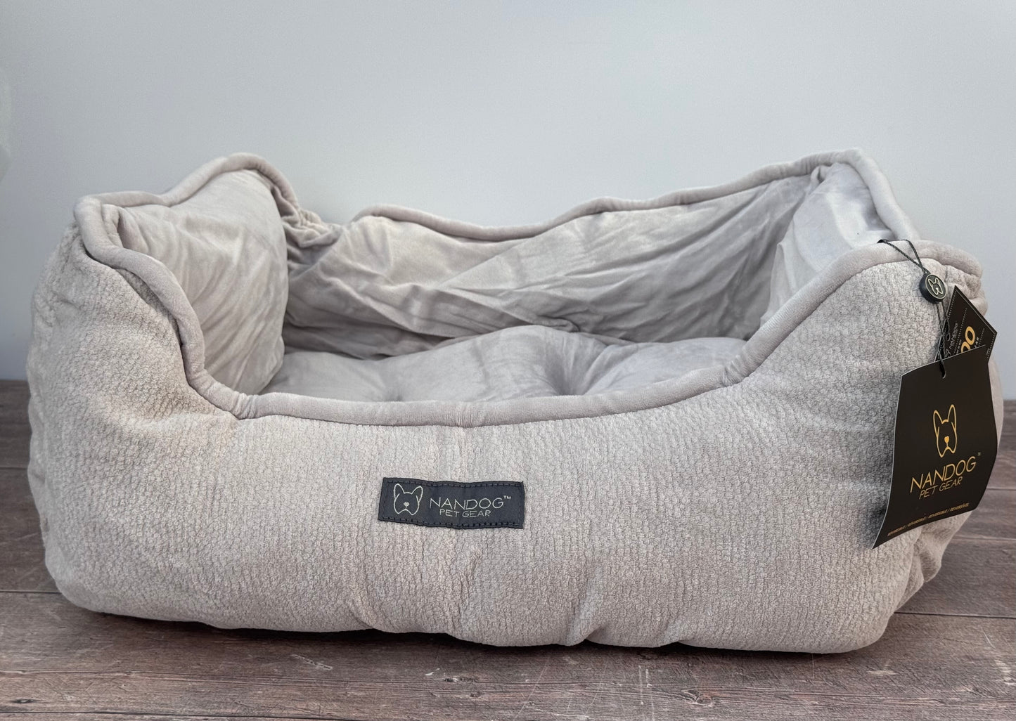 Nandog Pet Gear Beige Reversible Dog Bed, 52cm