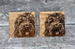 Set of 2 Oak Cockapoo Coasters