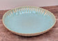 Sea Blue Scallop Edge Large Serving Bowl, 36cm