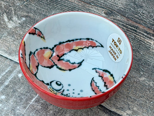 Tokyo Design Studio Red Crab Patterned Small Bowl, 11cm