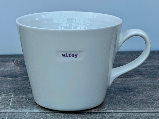 White ‘wifey’ Mug