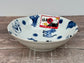 Blue and White Cat Patterned Japanese Bowl, 16.5cm