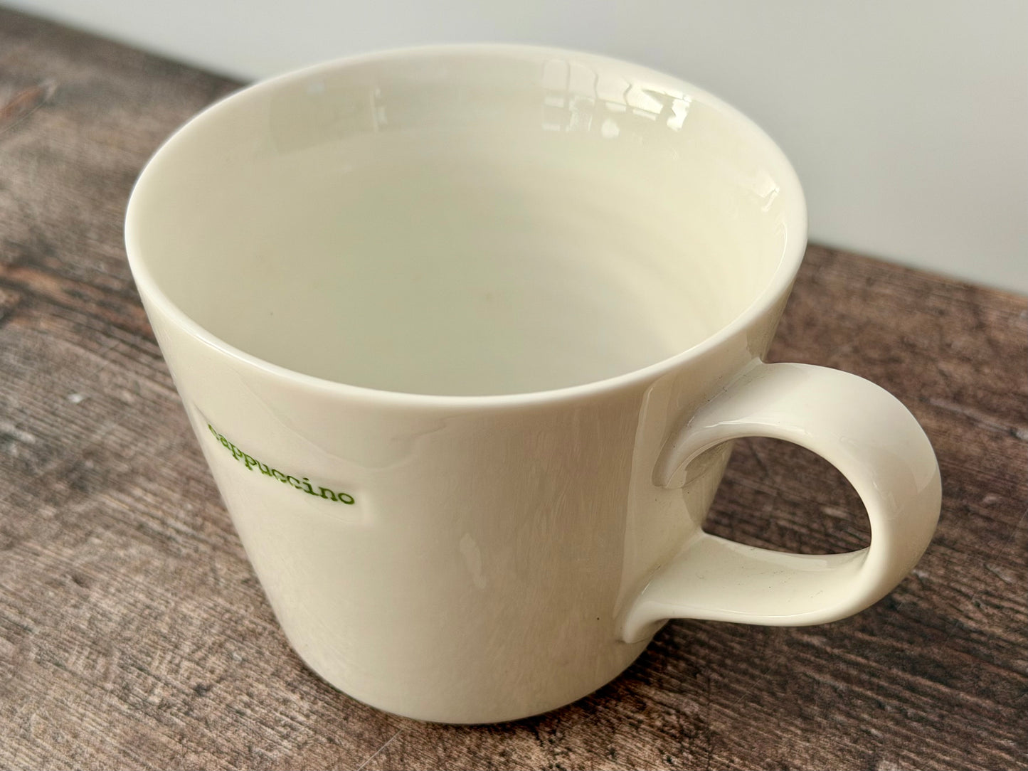 White ‘cappuccino’ Mug