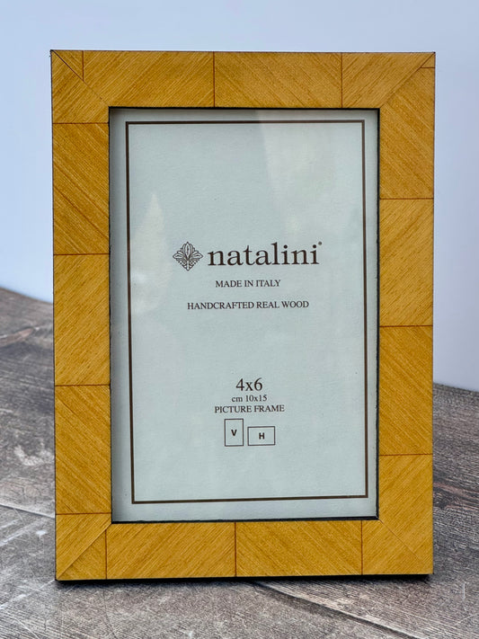 Natalini Yellow Border Photo Frame 4 x 6